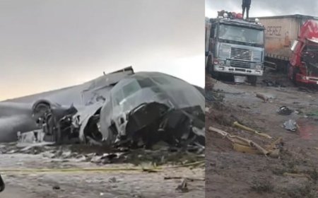 Accidente aéreo militar en El Alto: aeronave se estrella en carretera y aplasta vehículos