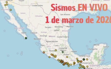 La tierra no cesa: múltiples sismos sacuden México en las primeras horas del 1 de marzo