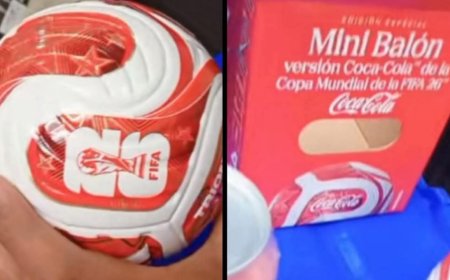 Oxxo comercializa el balón conmemorativo de Coca-Cola para el Mundial 2026 a 330 pesos