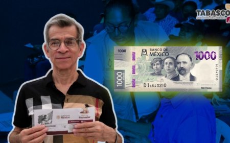 Tabasco implementa apoyo económico para hombres de 63 y 64 años en espera de pensión federal