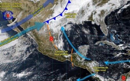 Doble amenaza meteorológica: Frente frío 39 y tormenta invernal golpean México