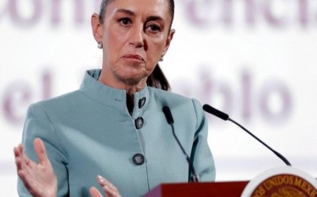 Sheinbaum responde con calma a Trump tras anuncio de coalición militar sin México