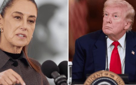 Sheinbaum reafirma soberanía mexicana ante comentarios de Trump sobre violencia