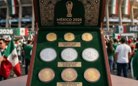 México acuñará monedas conmemorativas para el Mundial de Fútbol 2026