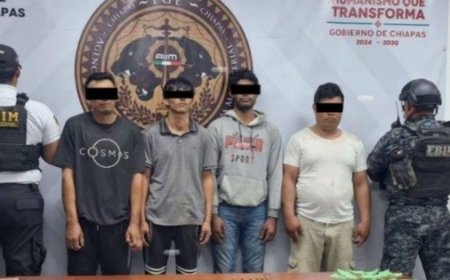 Operativo en Jiquipilas desarticula célula del Cártel Chiapas y Guatemala