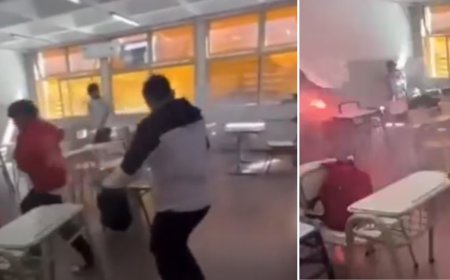 Un acto de pirotecnia en el aula expone la vulnerabilidad de los espacios educativos