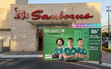 Sanborns desploma precio de televisor LG QNED 86 pulgadas con descuento histórico del 64%