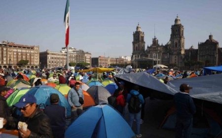 Paro docente de 72 horas colapsa vialidad capitalina y exige cambios estructurales
