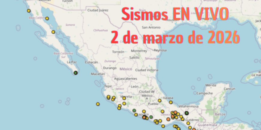 Monitoreo sísmico en México: la vigilancia constante ante un lunes de actividad telúrica