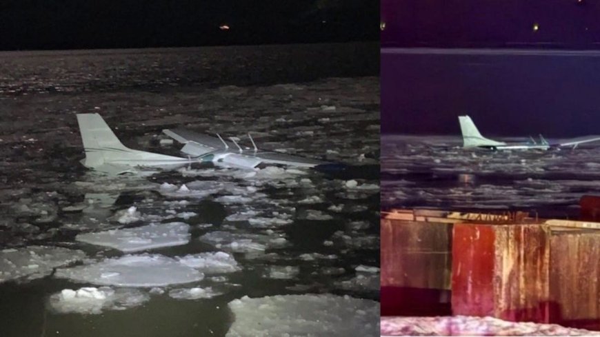 Rescate en el Hudson: Operativo de emergencia tras impacto de avioneta en aguas heladas