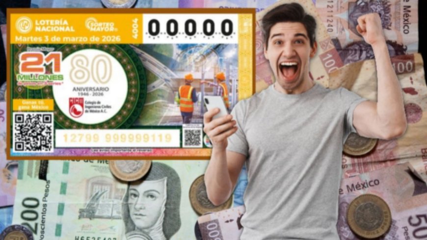 El sorteo 4004 corona a un afortunado con 21 millones y honra a los ingenieros civiles