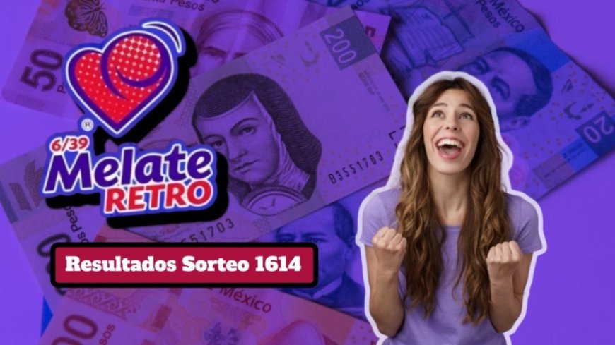 El sorteo 1614 de Melate Retro distribuye un premio garantizado de cinco millones de pesos
