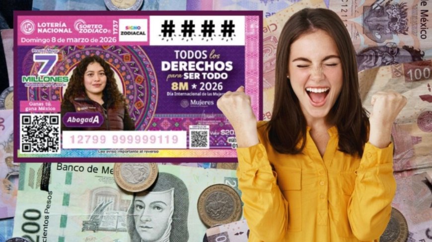 Sorteo Zodiaco 1737: Un premio mayor de 7 millones y un homenaje al Día de la Mujer