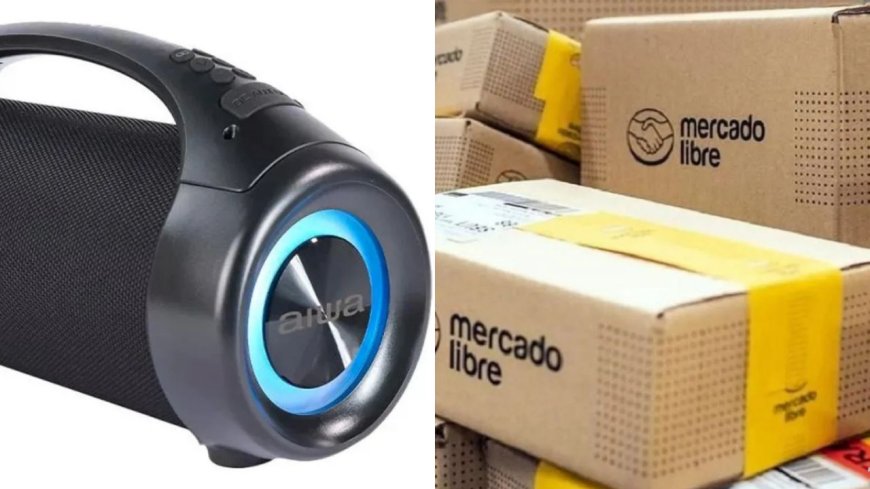 Mercado Libre ofrece bocina Aiwa con 50% de descuento y pagos a meses sin intereses