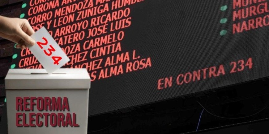 La oposición plantea una reforma electoral alternativa con inclusión y combate al financiamiento ilícito