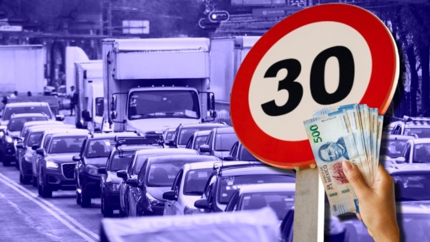 Nuevas multas en CDMX: hasta 35 mil pesos por exceder límites de velocidad