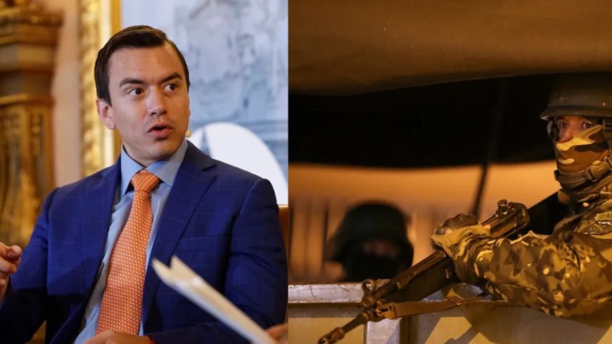 Ecuador despliega masiva fuerza de seguridad con toque de queda en cuatro provincias