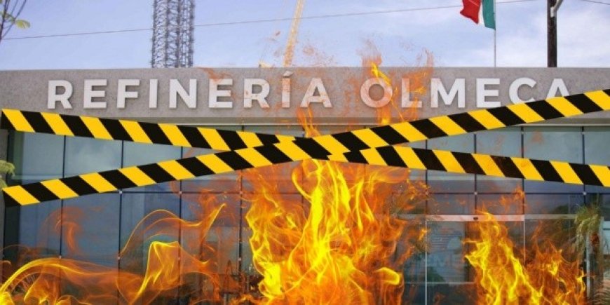 Incendio en Refinería Olmeca reaviva preocupaciones sobre seguridad operativa de Pemex