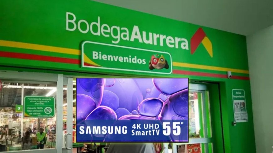 Oferta en Bodega Aurrera: Pantalla Samsung Crystal UHD 55 pulgadas con financiamiento