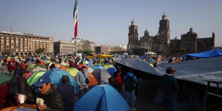 Paro docente de 72 horas colapsa vialidad capitalina y exige cambios estructurales