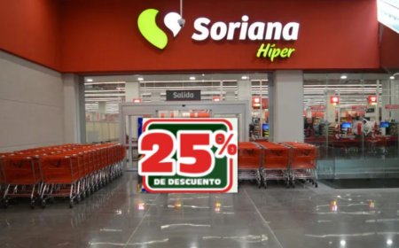Aprovecha el 25% de descuento de Soriana en productos selectos