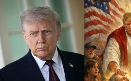 La controversia de Trump y la imagen que ofendió a católicos