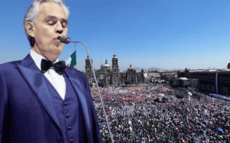 Caos vial en la Ciudad de México por concierto de Andrea Bocelli