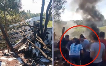 Avioneta se estrella tras sufrir fallas mecánicas al despegar; murió el piloto y 3 personas resultaron heridas| IMÁGENES FUERTES