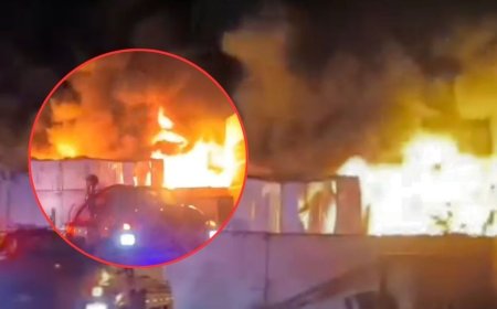 Fuerte incendio consume una fábrica en Ecatepec; desalojan a vecinos y cierran vialidad clave
