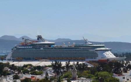 Recibe Mazatlán al crucero 55 del año; suman más de 202 mil visitantes y una derrama económica de más de 323 mdp
