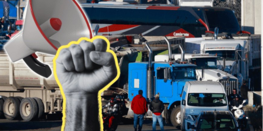 El impacto del paro nacional de transportistas y agricultores en México