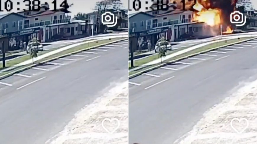 Tragedia en Brasil: Un avión se estrella y cobra vidas