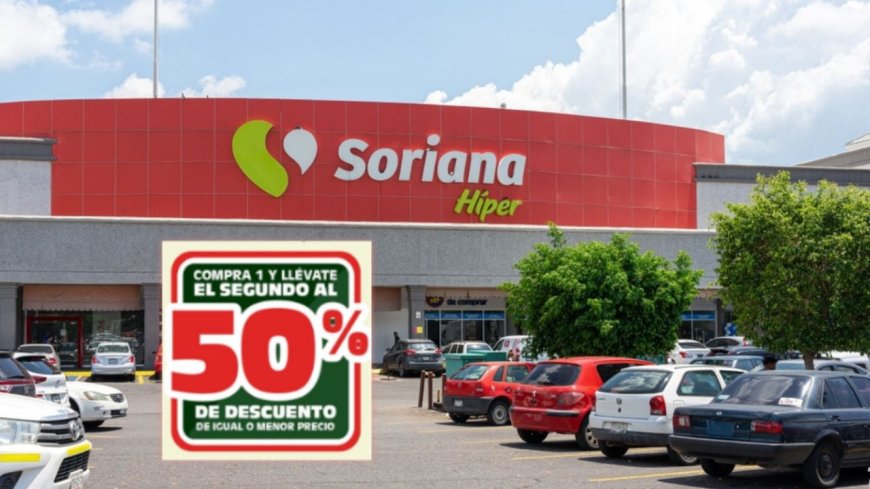 Soriana revoluciona el ahorro con su nueva promoción del 50%