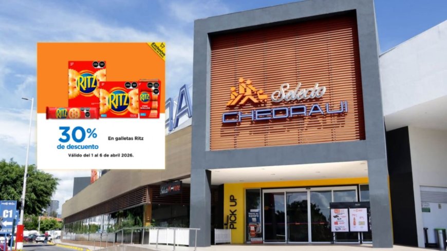 Aprovecha el 30% de descuento en galletas Ritz en Chedraui