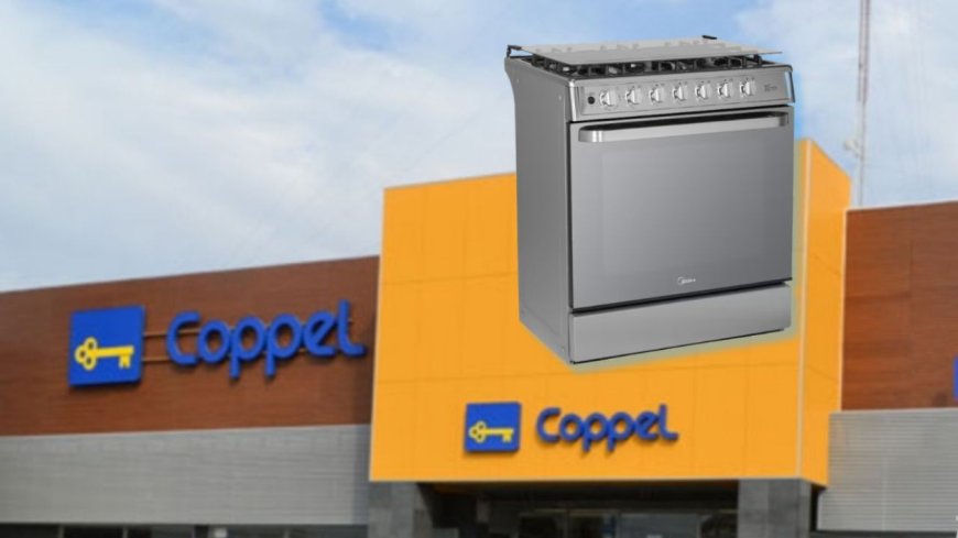 Gran oportunidad de compra: Estufa Midea en Coppel con descuento