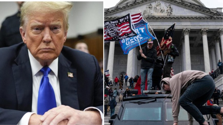 Trump busca revertir condenas de líderes del asalto al Capitolio