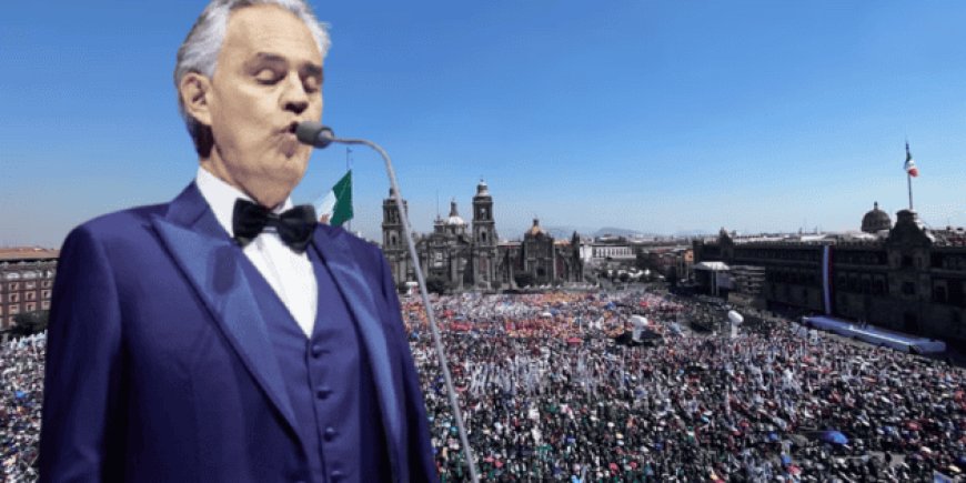 Caos vial en la Ciudad de México por concierto de Andrea Bocelli