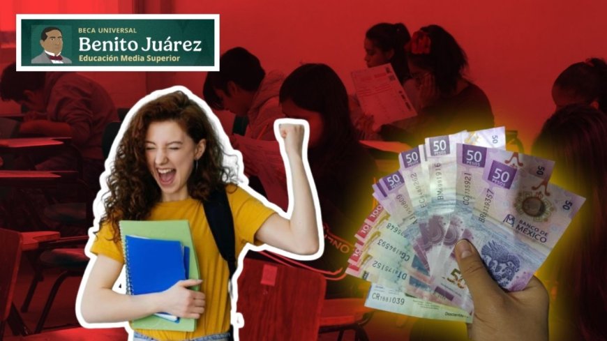 Estudiantes de bachillerato recibirán pago doble de beca en abril