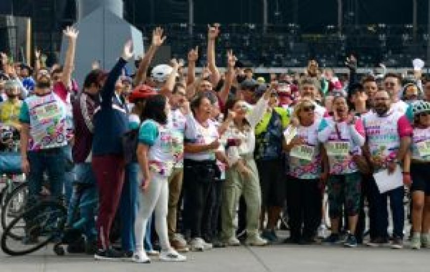 Gobierno de la CDMX inaugura ciclovía sobre la Calzada de Tlalpan