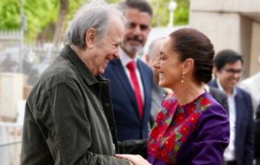 Claudia Sheinbaum reconoce a Joan Manuel Serrat como "símbolo de la música y la resistencia"