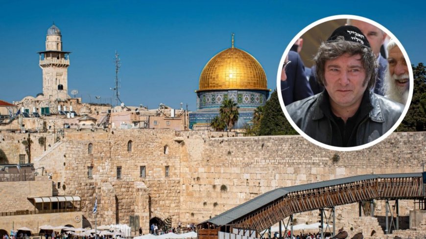 Javier Milei se emociona tras besar el Muro de los Lamentos en Israel | VIDEO