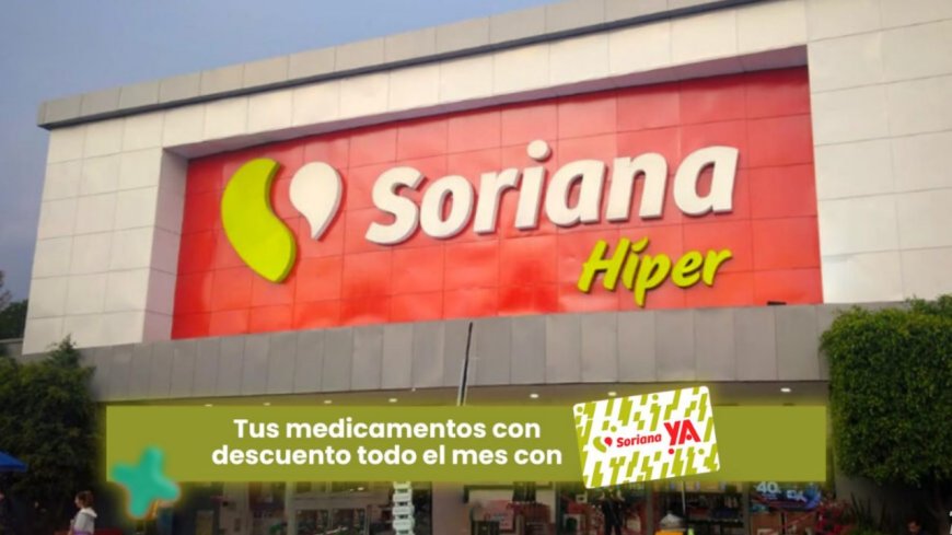 Inicia el registro para acceder a descuentos en medicamentos en Soriana si eres mayor de 45 años