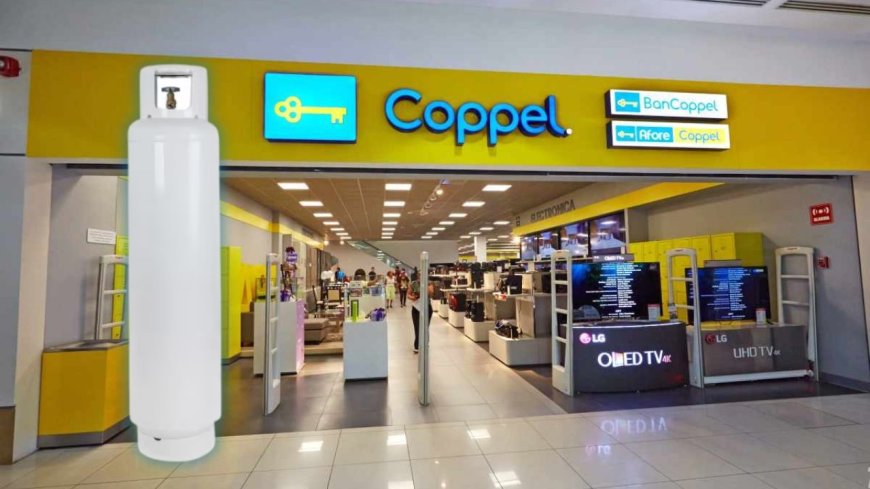 Coppel lanza a precio de regalo cilindro de gas Gruts de 30KG con descuento: con válvula tradicional y certificado