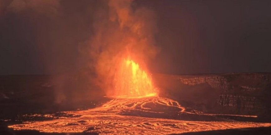 Volcán Kilauea entra en erupción nuevamente con fuentes de lava de 300 metros de altura (VIDEOS)