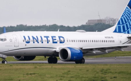 Impactante accidente: avión de United Airlines choca en Nueva Jersey