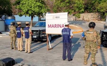La Secretaría de Marina Frustra un Nuevo Intento de Narcotráfico en Huatulco