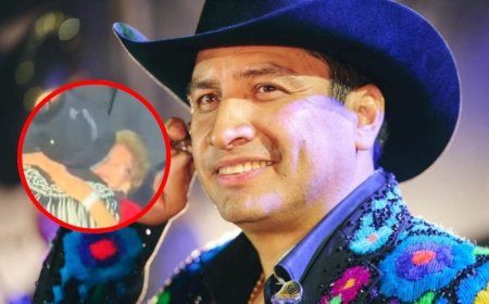 Julión Álvarez conmueve al bailar con su fanática de 87 años en Sonora