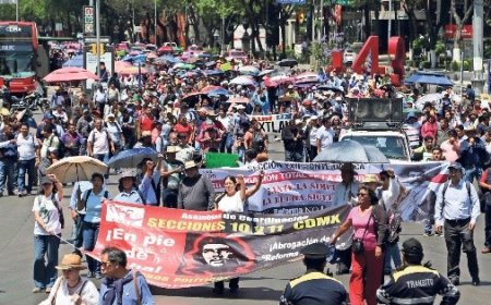 Marcha del CNTE: La lucha por los derechos de los maestros en México