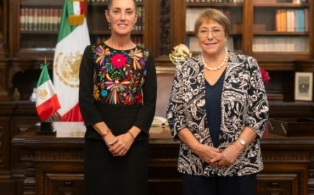 Claudia Sheinbaum respalda a Michelle Bachelet para liderar la ONU