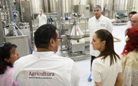 Claudia Sheinbaum inaugura planta Leche para el Bienestar en Campeche